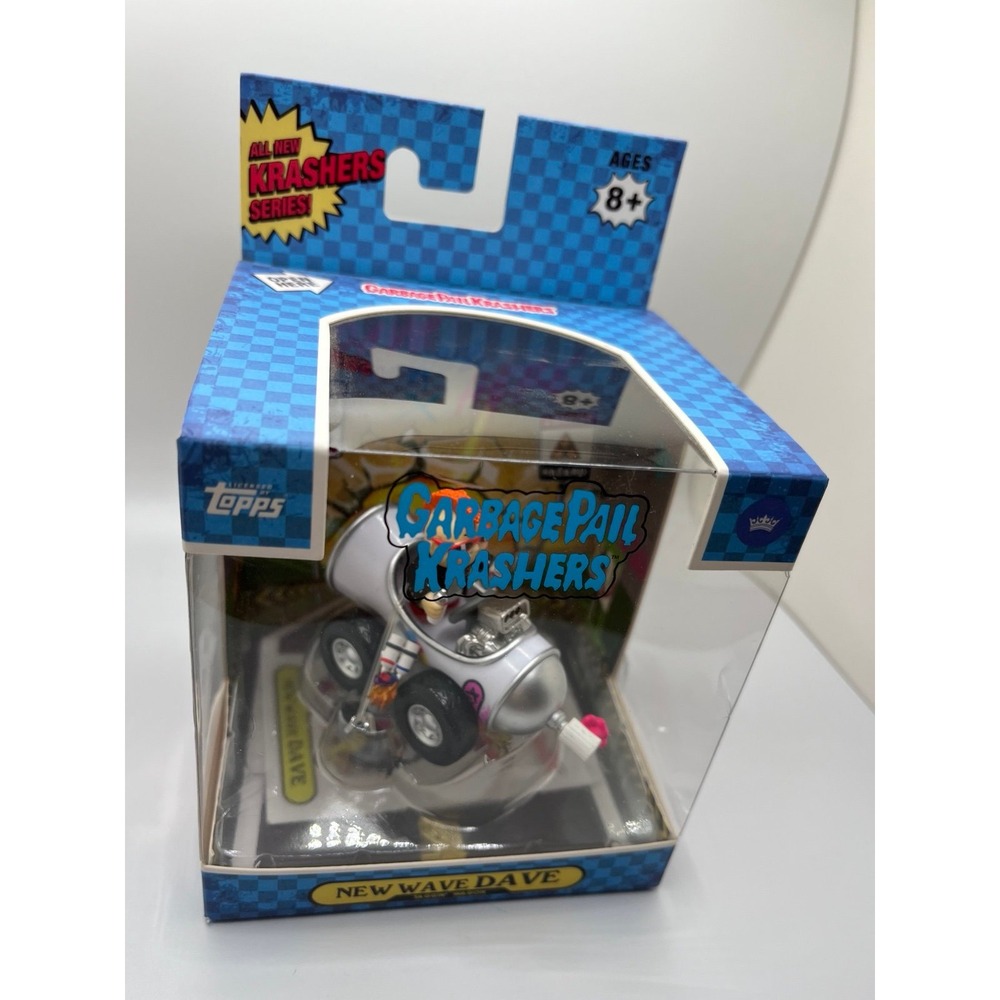 Topps Garbage Pail Krashers Graffiti Petey Wagon 3" toy w/ Trading Card NIP NOS - Picture 2 of 2